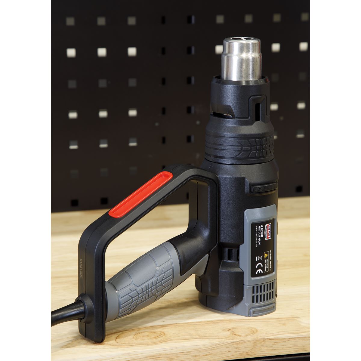 Sealey Premier Hot Air Gun 2000W 3-Speed 50-600°C Variable Heat