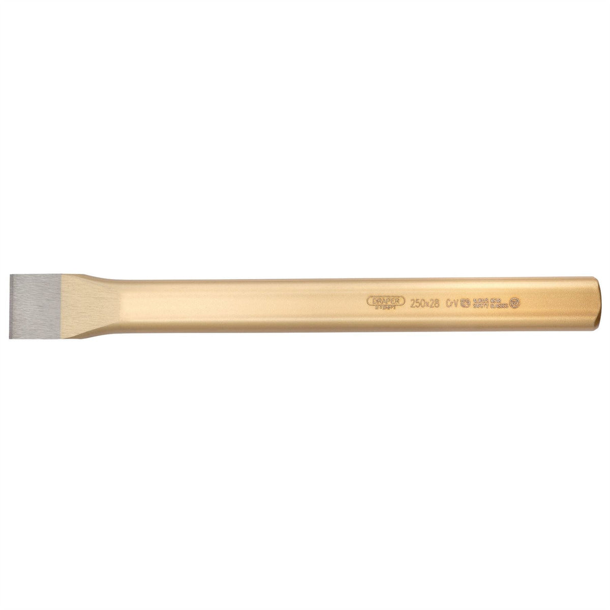 Draper Expert Flat Cold Chisel 28 x 250mm 51637 White Rose Tools