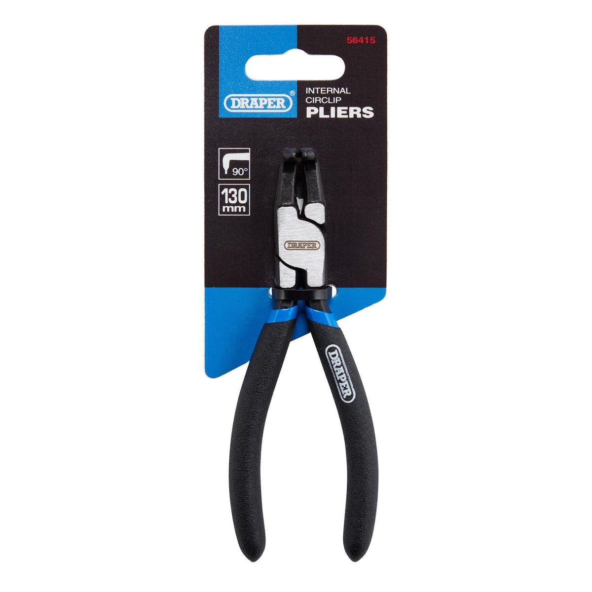 Draper 90° Tip Internal Circlip Pliers 130mm 56415 White Rose Tools