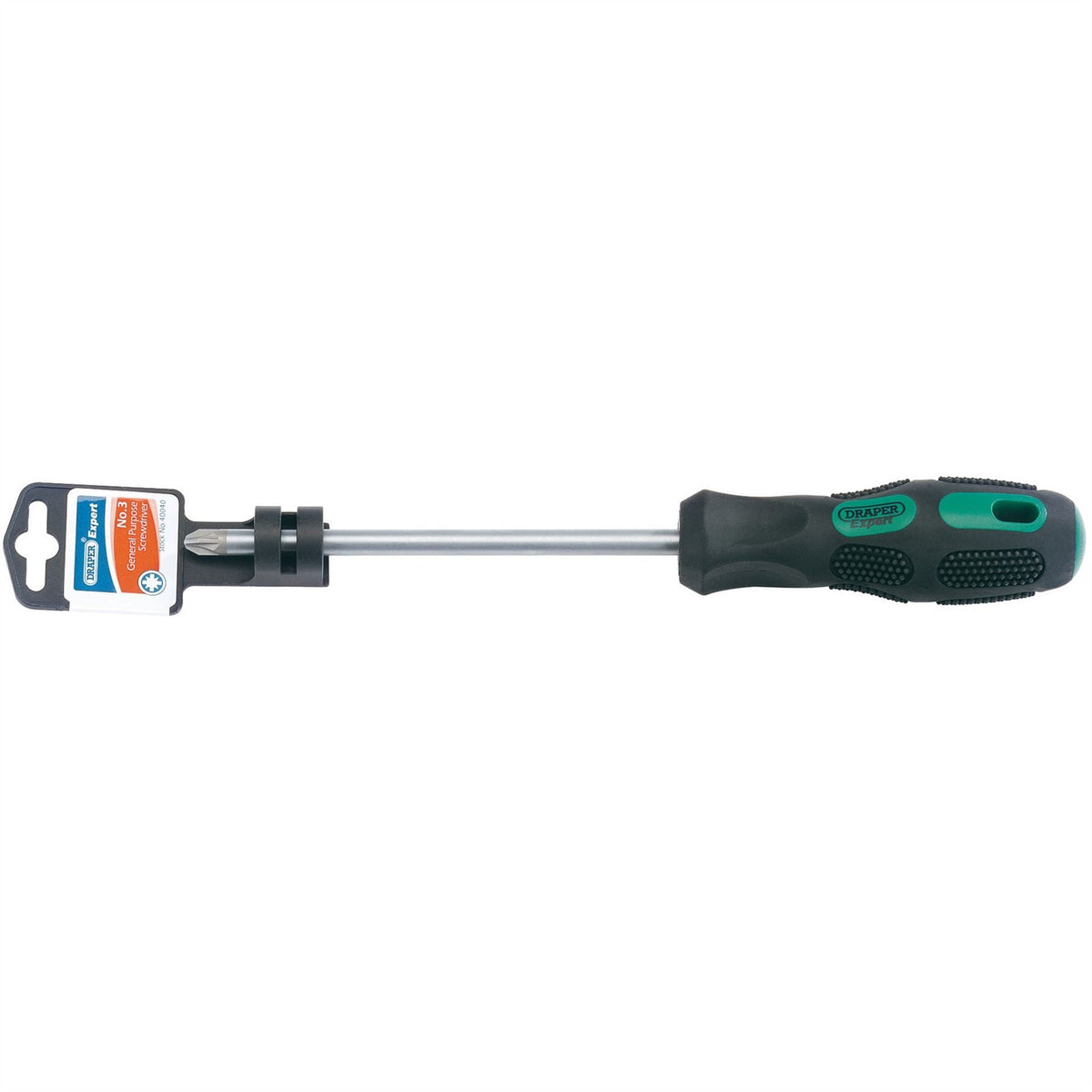 Draper Expert PZ Type General Purpose Screwdriver No.3 x 150mm 40040 White Rose Tools