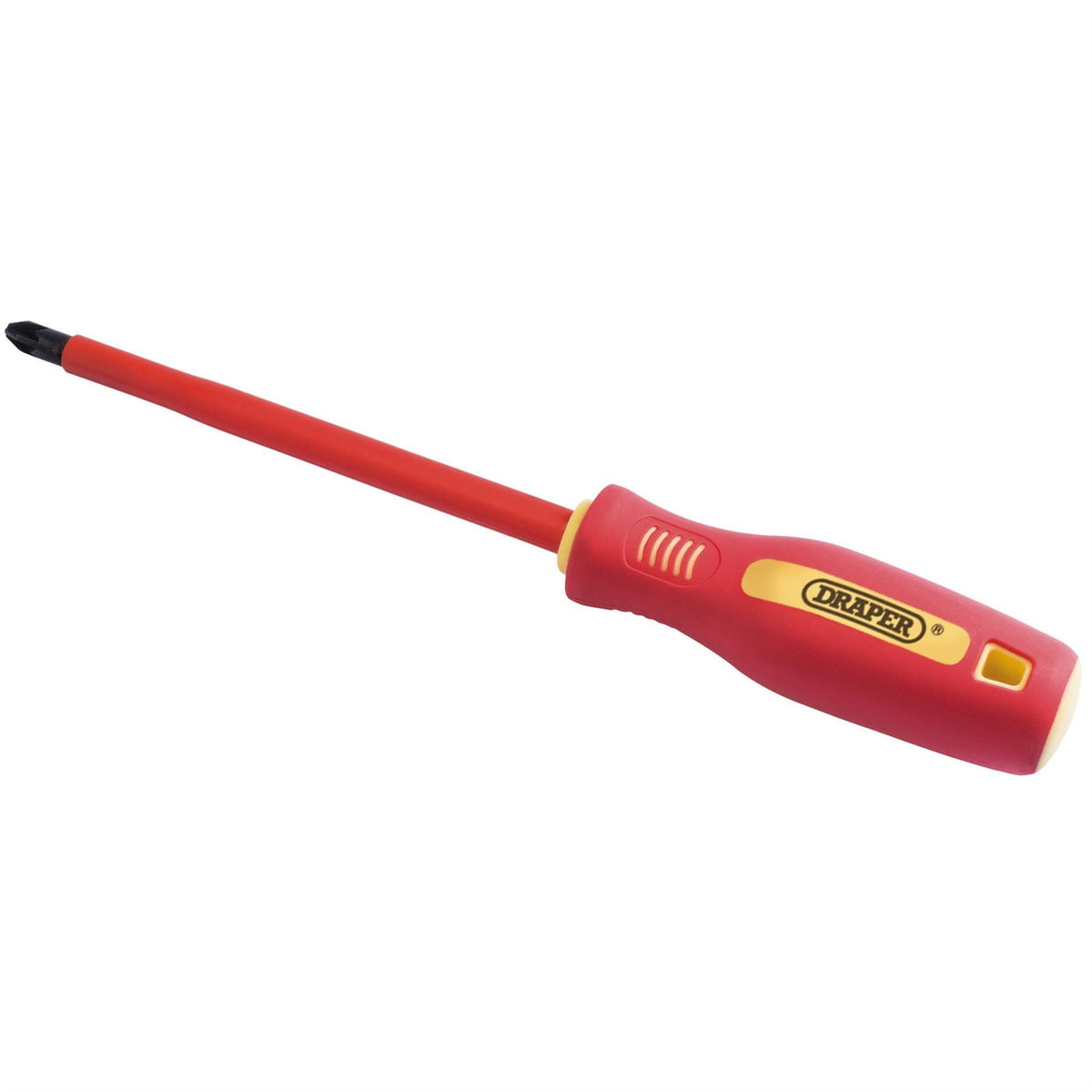 Draper Fully Insulated Soft Grip PZ TYPE Screwdriver No.3 x 150mm 46535 White Rose Tools