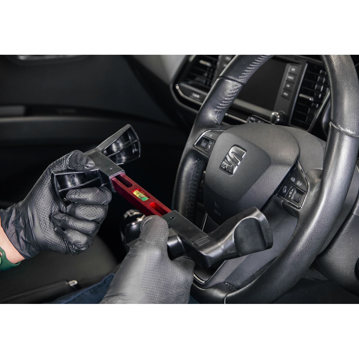 Sealey Dual Steering Wheel Level White Rose Tools