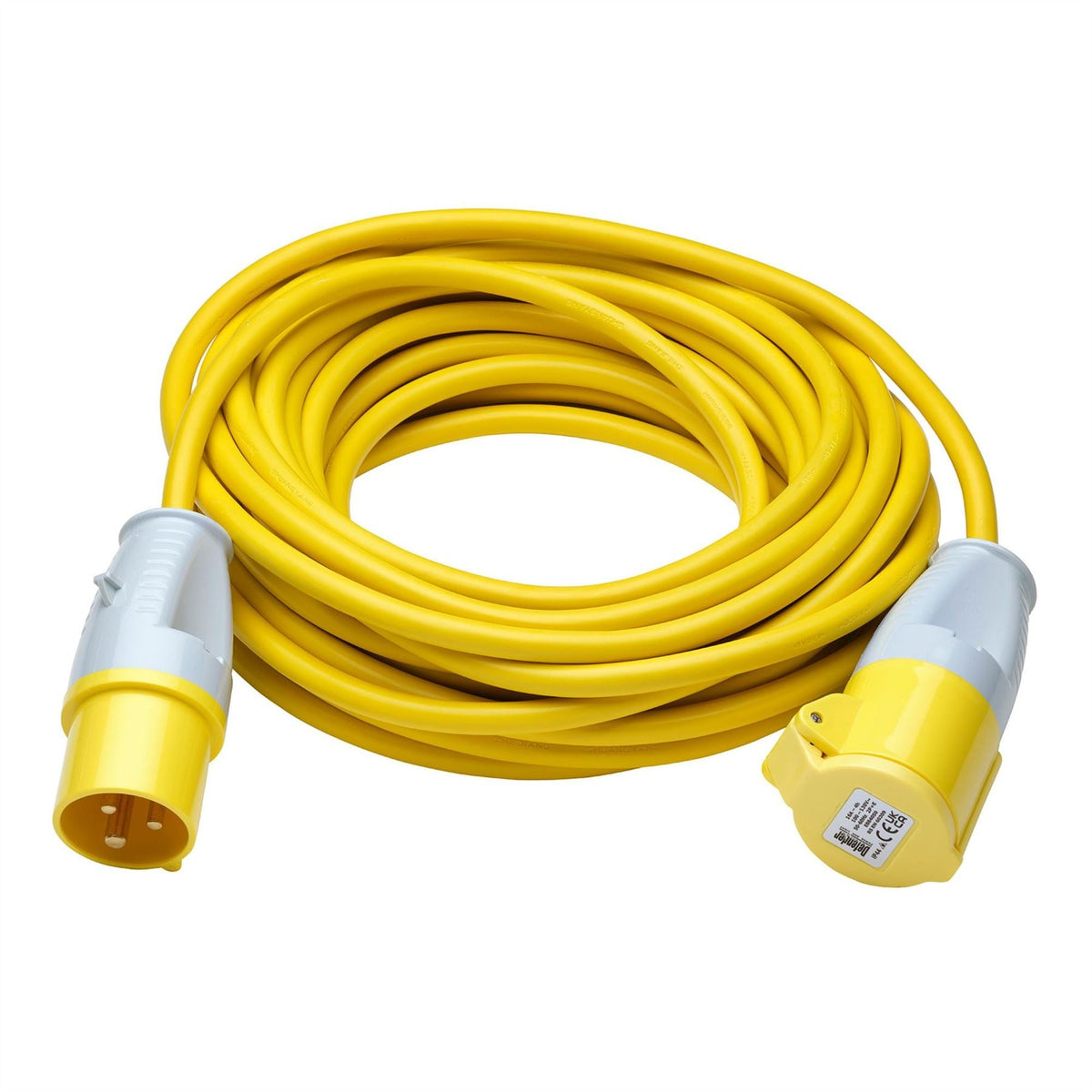 Defender E85121 110V Extension Lead Yellow 2.5mm² 16A 14m 36395 White Rose Tools