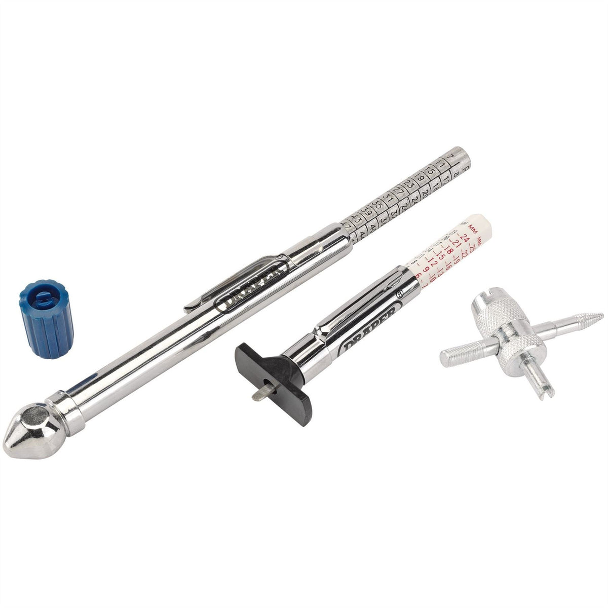 Draper Tyre Service Kit (3 Piece) 51550 White Rose Tools