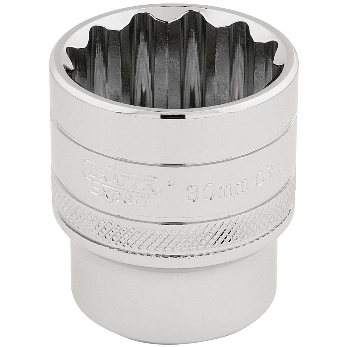 Draper Expert HI-TORQ® 12 Point Socket 1/2" Sq. Dr. 30mm 33586 White Rose Tools