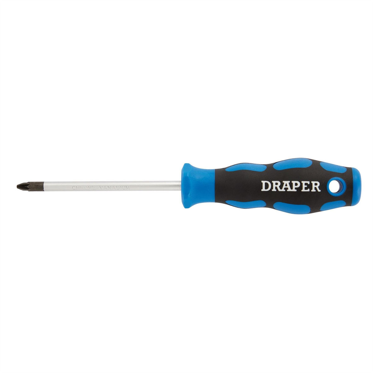 Draper Soft Grip PZ TYPE Screwdriver No.2 x 100mm 48928 White Rose Tools
