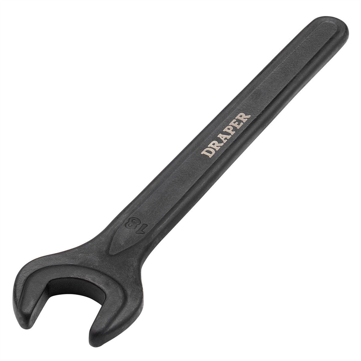 Draper Single Open End Spanner 18mm 37529 White Rose Tools