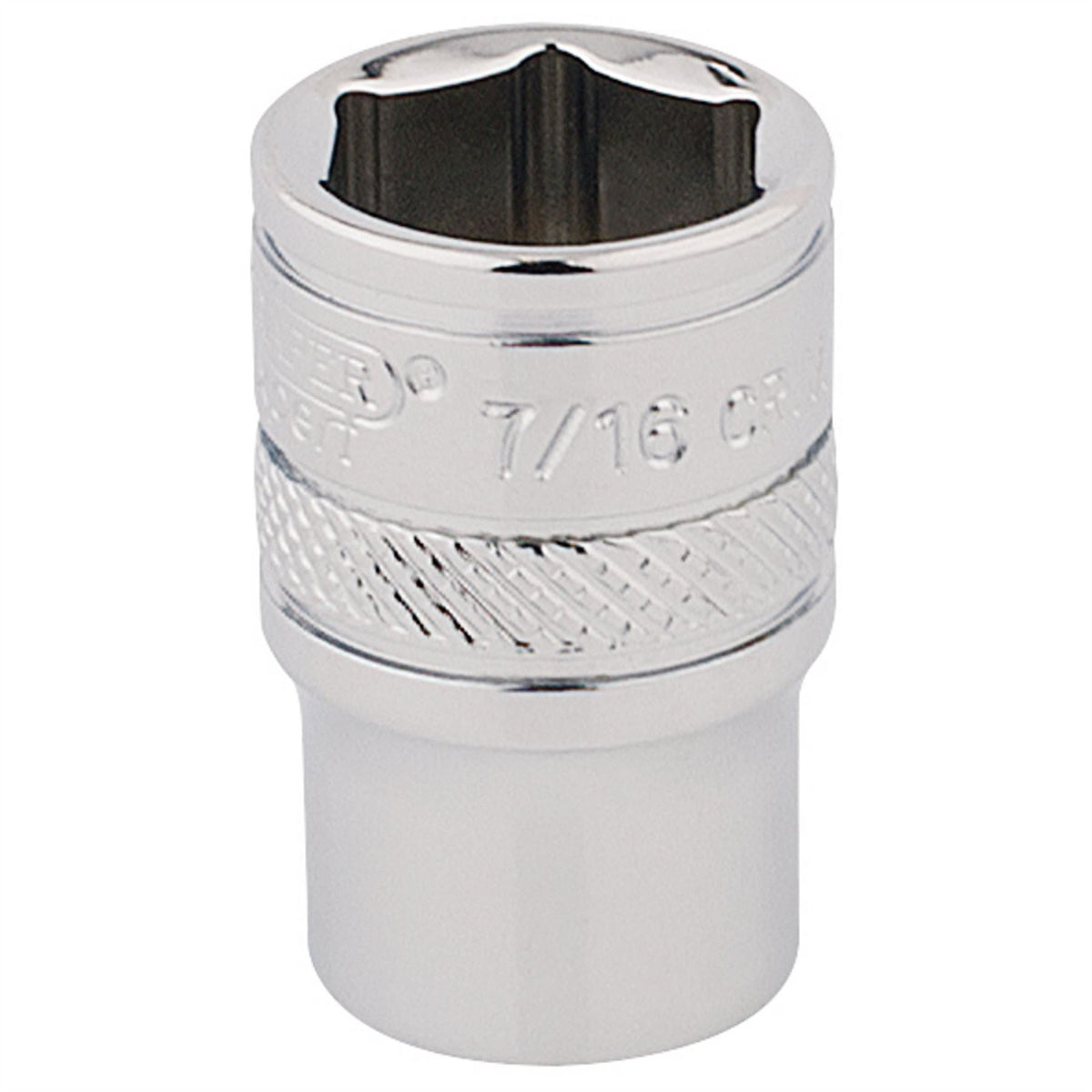 Draper Expert HI-TORQ® 6 Point Socket 1/4" Sq. Dr. 7/16" 48942 White Rose Tools
