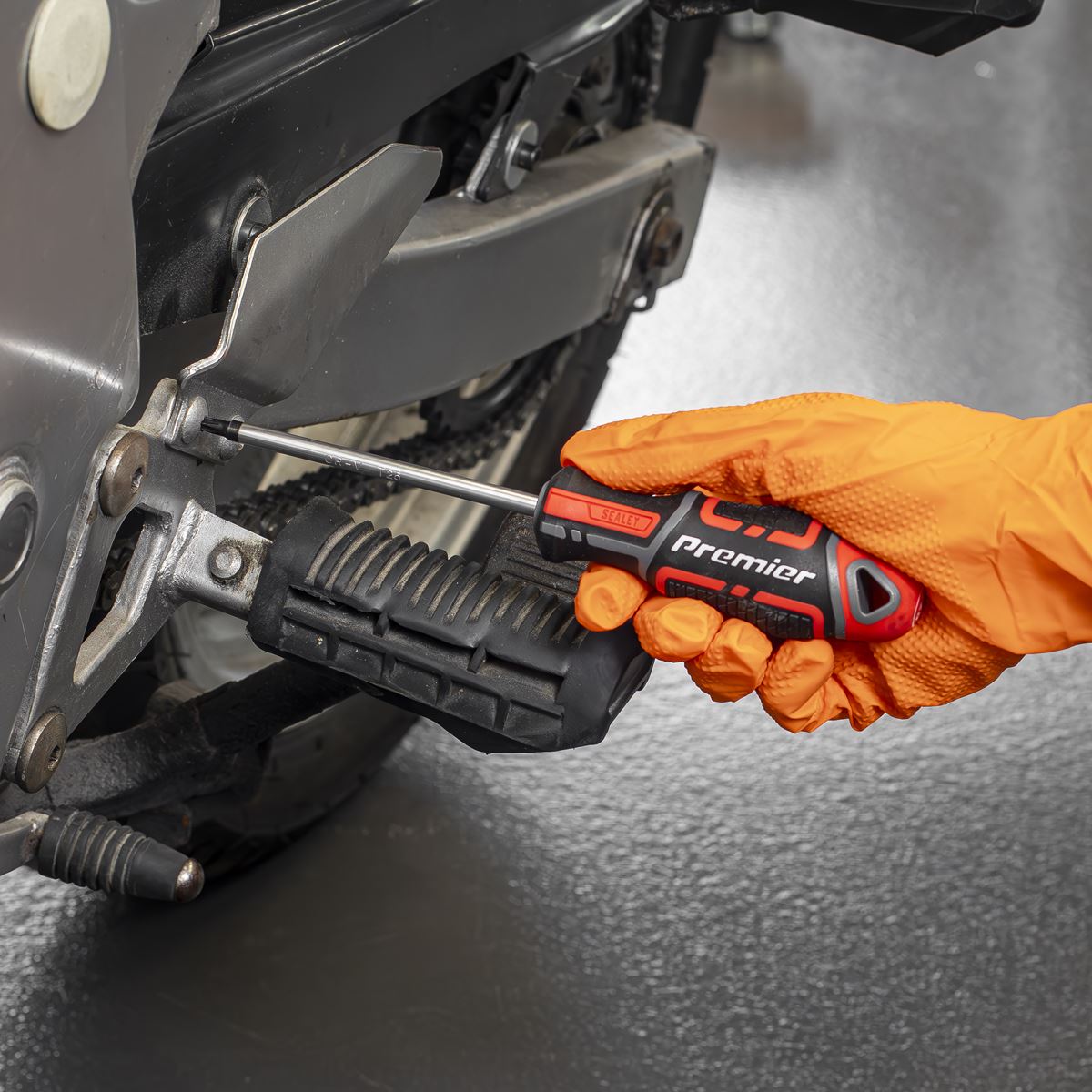 Sealey Premier GripMAX® Security TRX-Star* Screwdriver Set 8pc - Red