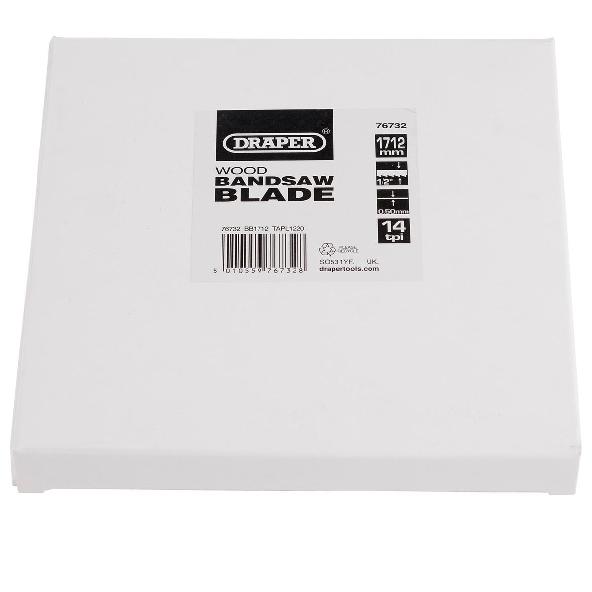 Draper Bandsaw Blade 1712mm x 1/2" 14tpi 76732 White Rose Tools