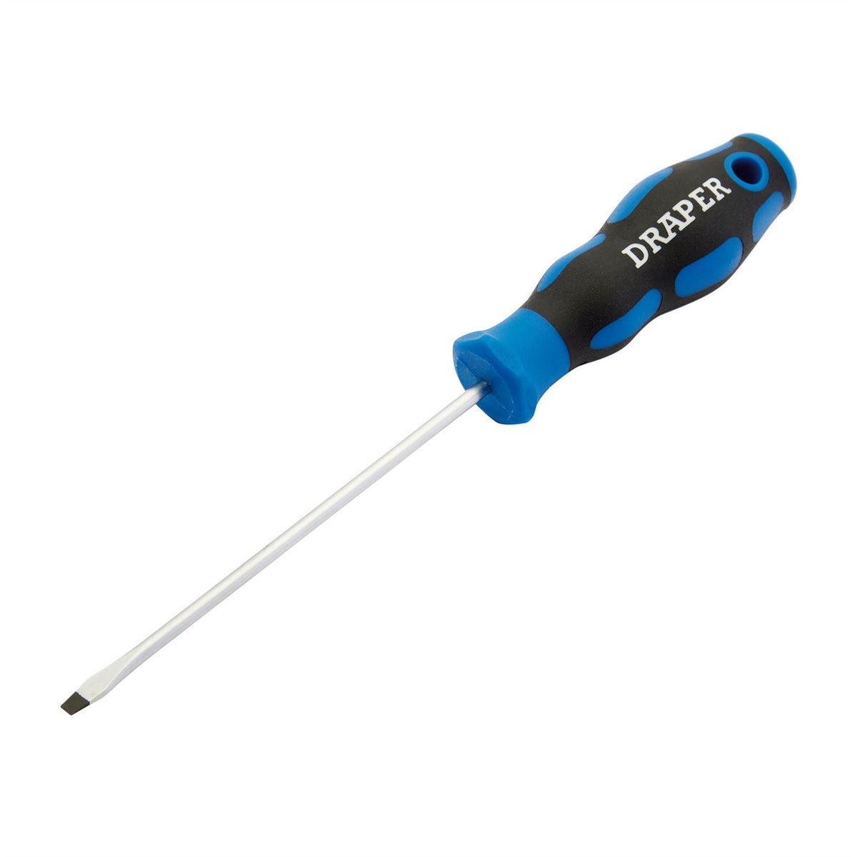Draper Soft Grip Plain Slot Screwdriver 3.2 x 100mm 48920 White Rose Tools