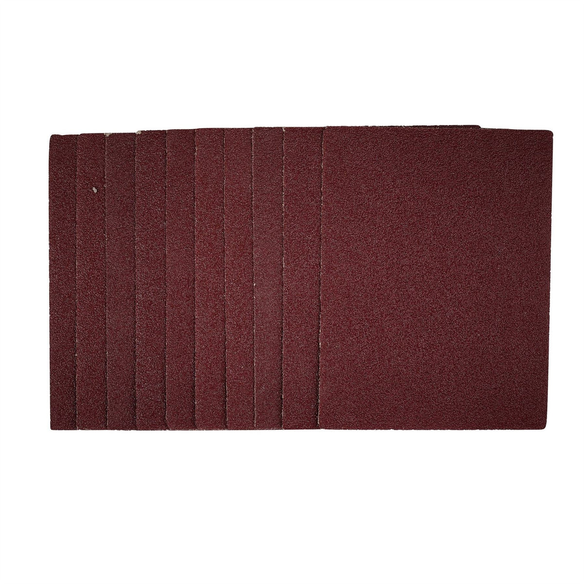 Draper 1/4 Sanding Sheets 115 x 150mm 40 Grit (Pack of 10) 54716 White Rose Tools