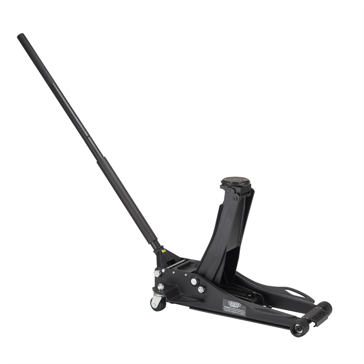Draper Expert Professional Low Profile Fast Lift Garage Trolley Jack 3 Tonne Black 28464 White Rose Tools