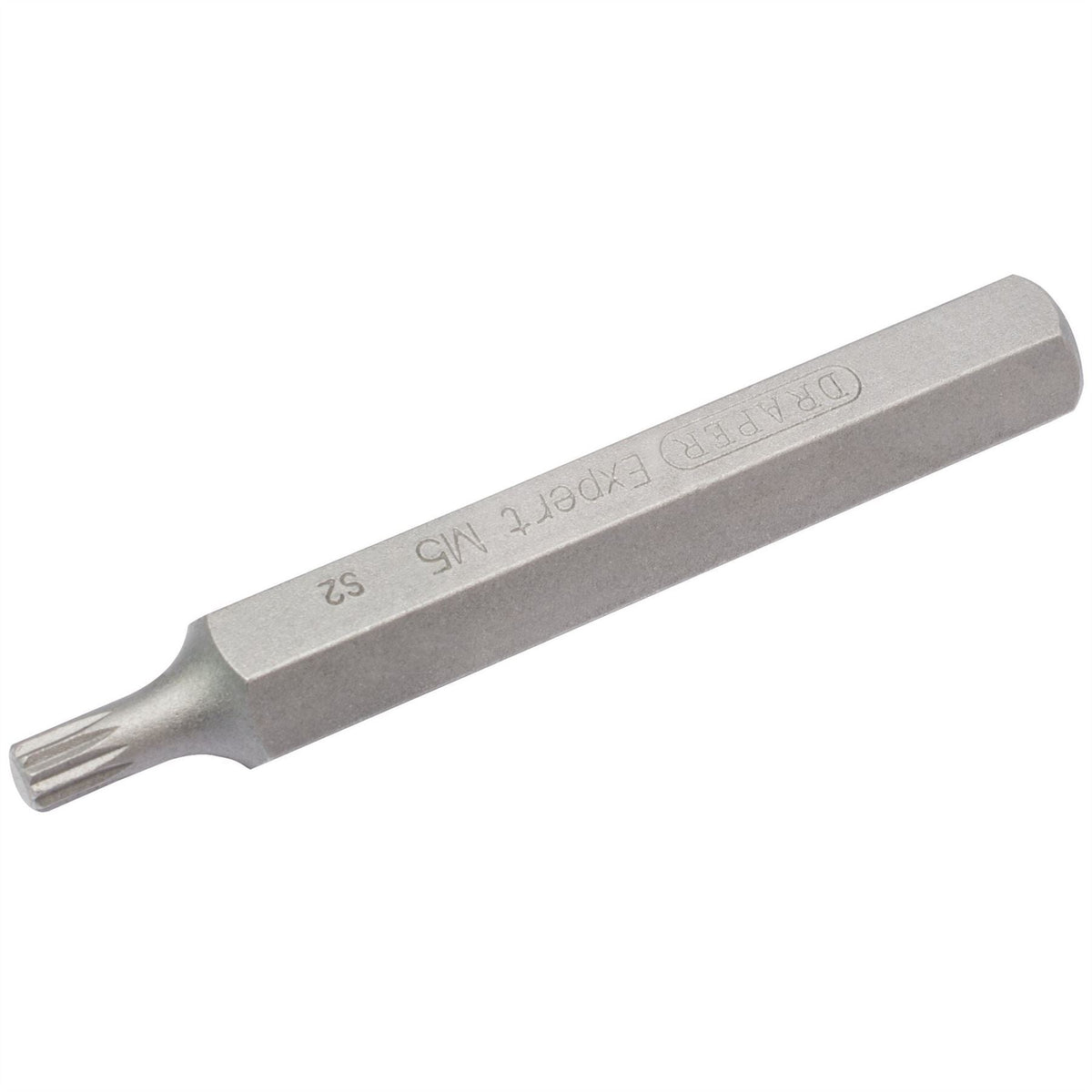 Draper Expert Spline 10mm Insert Bit for Mechanics Bit Sets M5 x 75mm 33344 White Rose Tools