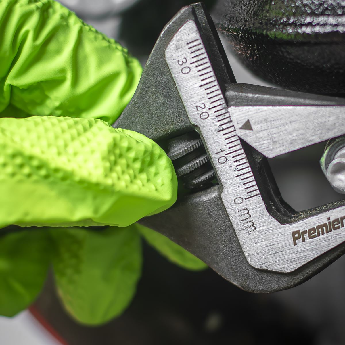 Sealey Premier Adjustable Wide Jaw Wrench 200mm White Rose Tools