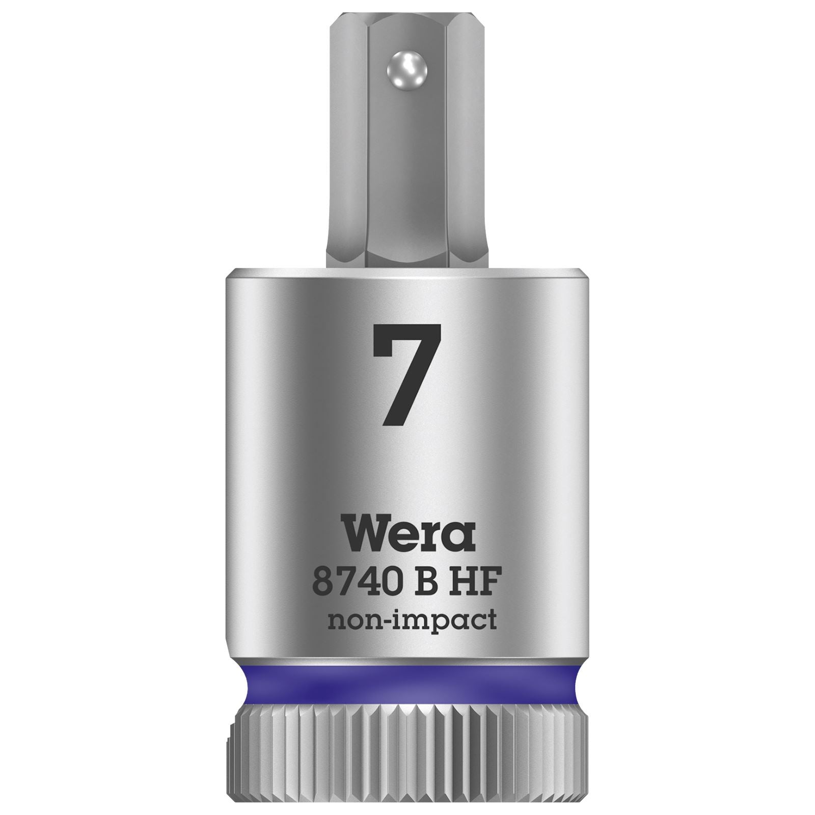 Wera Socket Bit Hex HF 3/8" Drive Zyklop Socket Bits with Holding Function 8740 B 3-10 mm