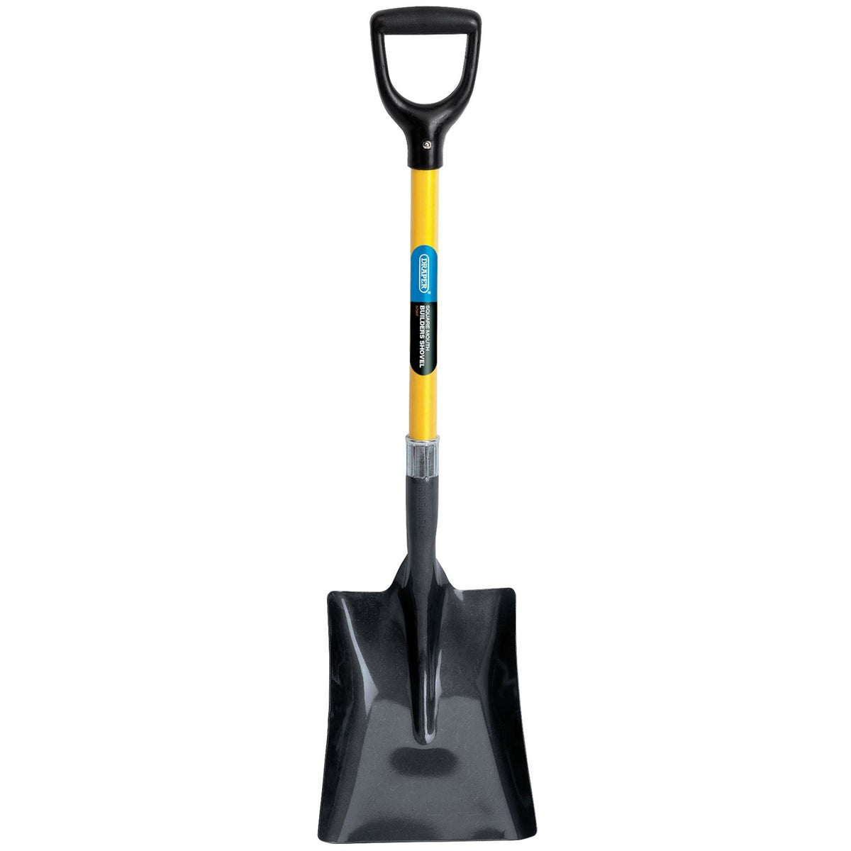 Draper Square Mouth Builders Shovel with Fibreglass Shaft 57567 White Rose Tools