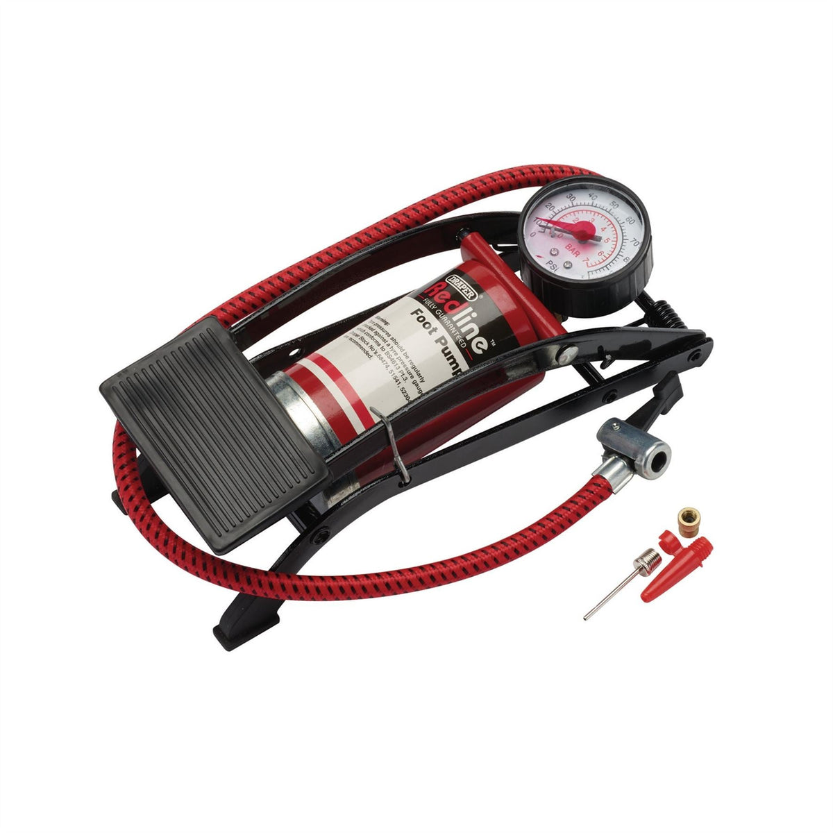 Draper Redline® Foot Pump 68092 White Rose Tools