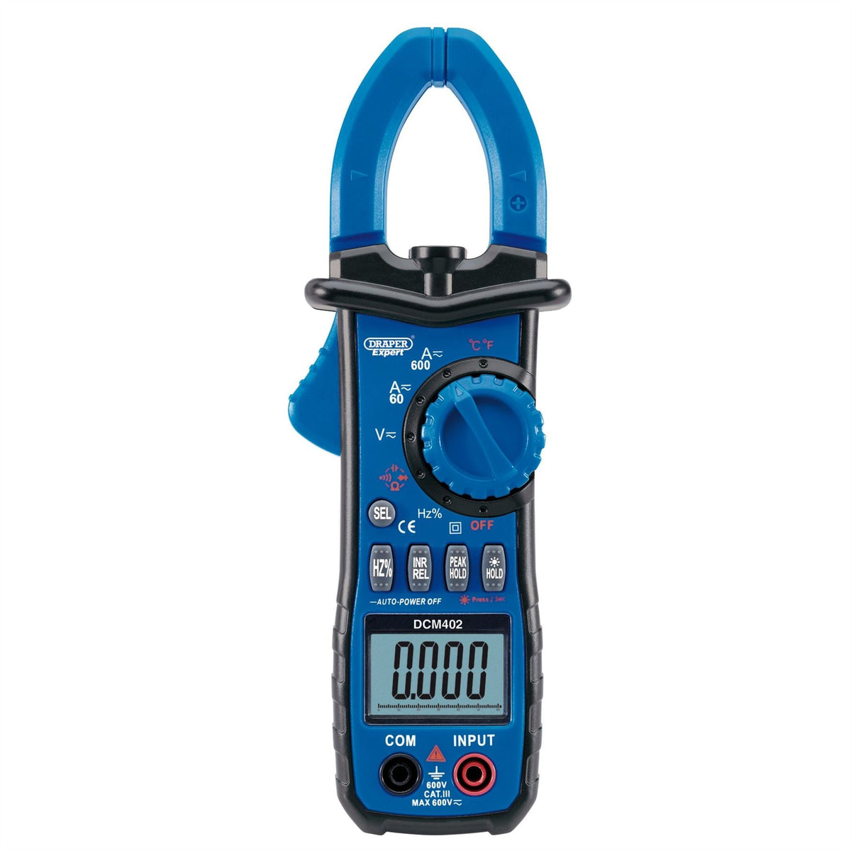 Draper Expert Auto-Ranging Digital Clamp Meter with Linear Bar Graph Function 41967 White Rose Tools