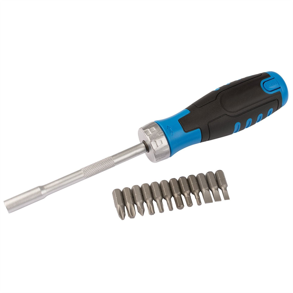 Draper Ratchet Screwdriver (13 Piece) 70442 White Rose Tools