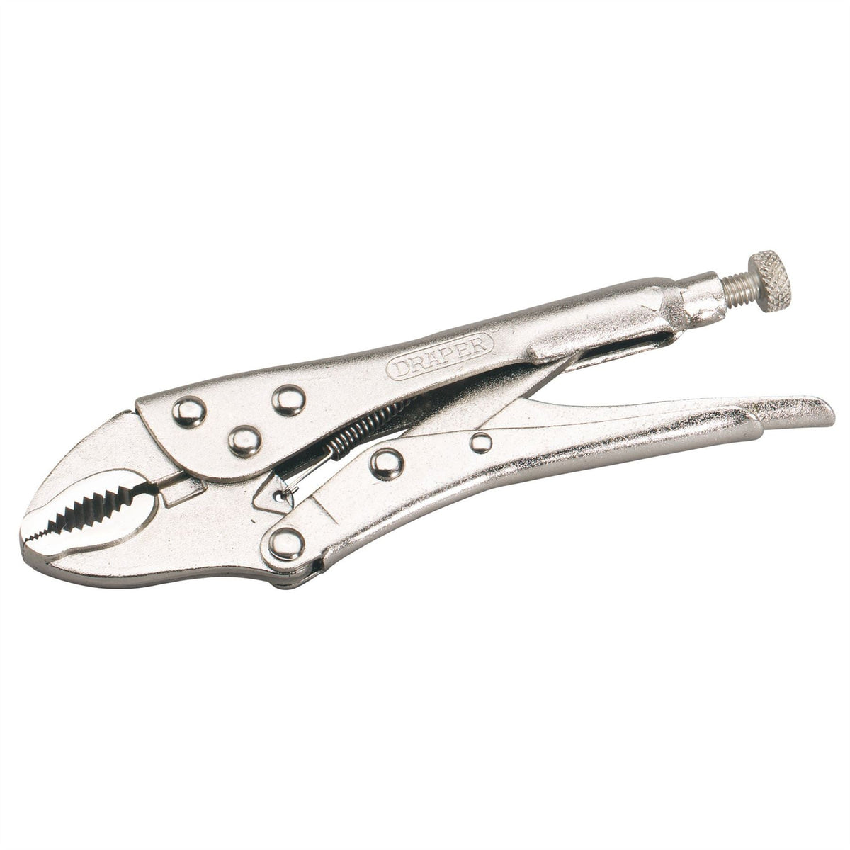 Draper Curved Jaw Self Grip Pliers 185mm 35368 White Rose Tools