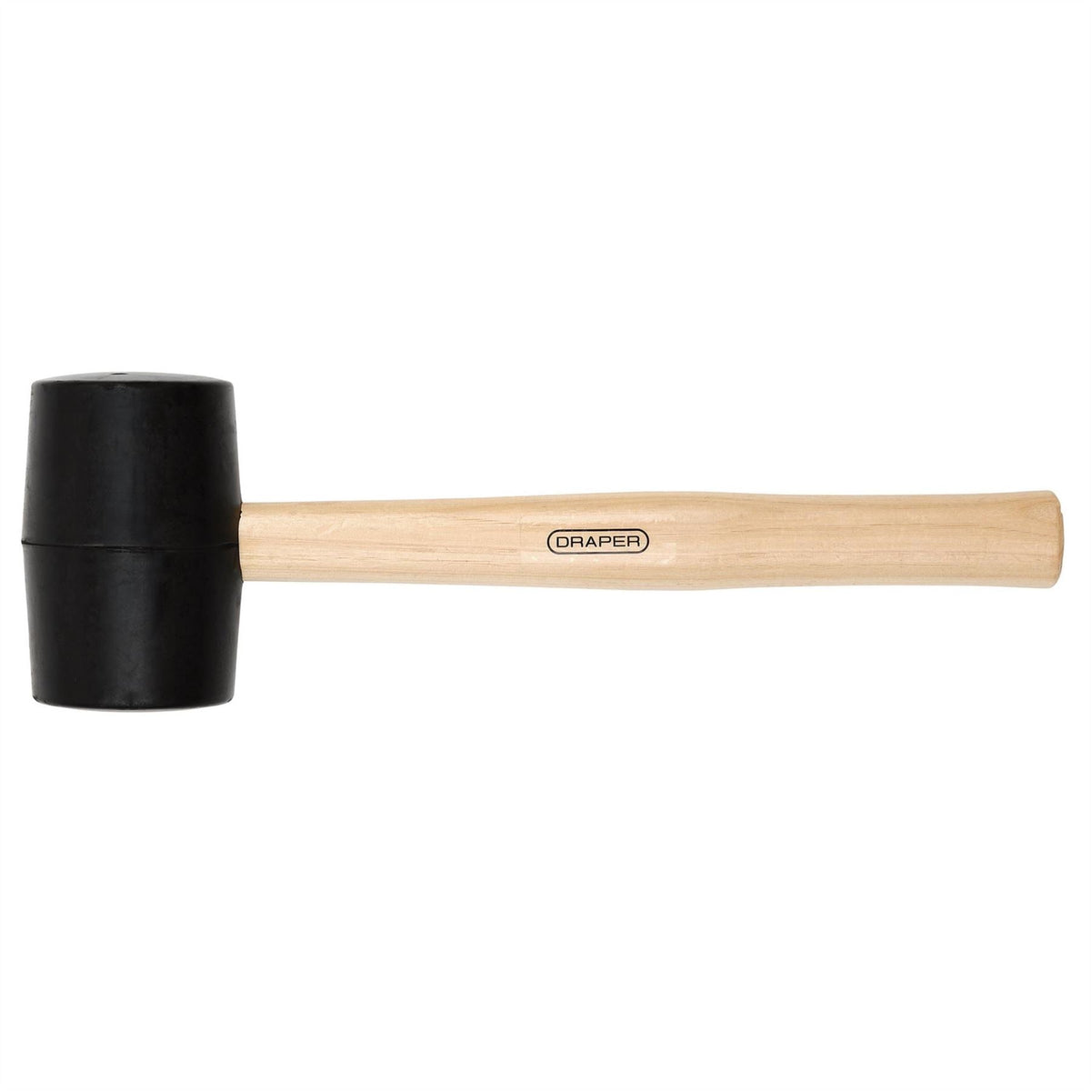 Draper Hardwood Shaft Rubber Mallet 620g/22oz 78614 White Rose Tools