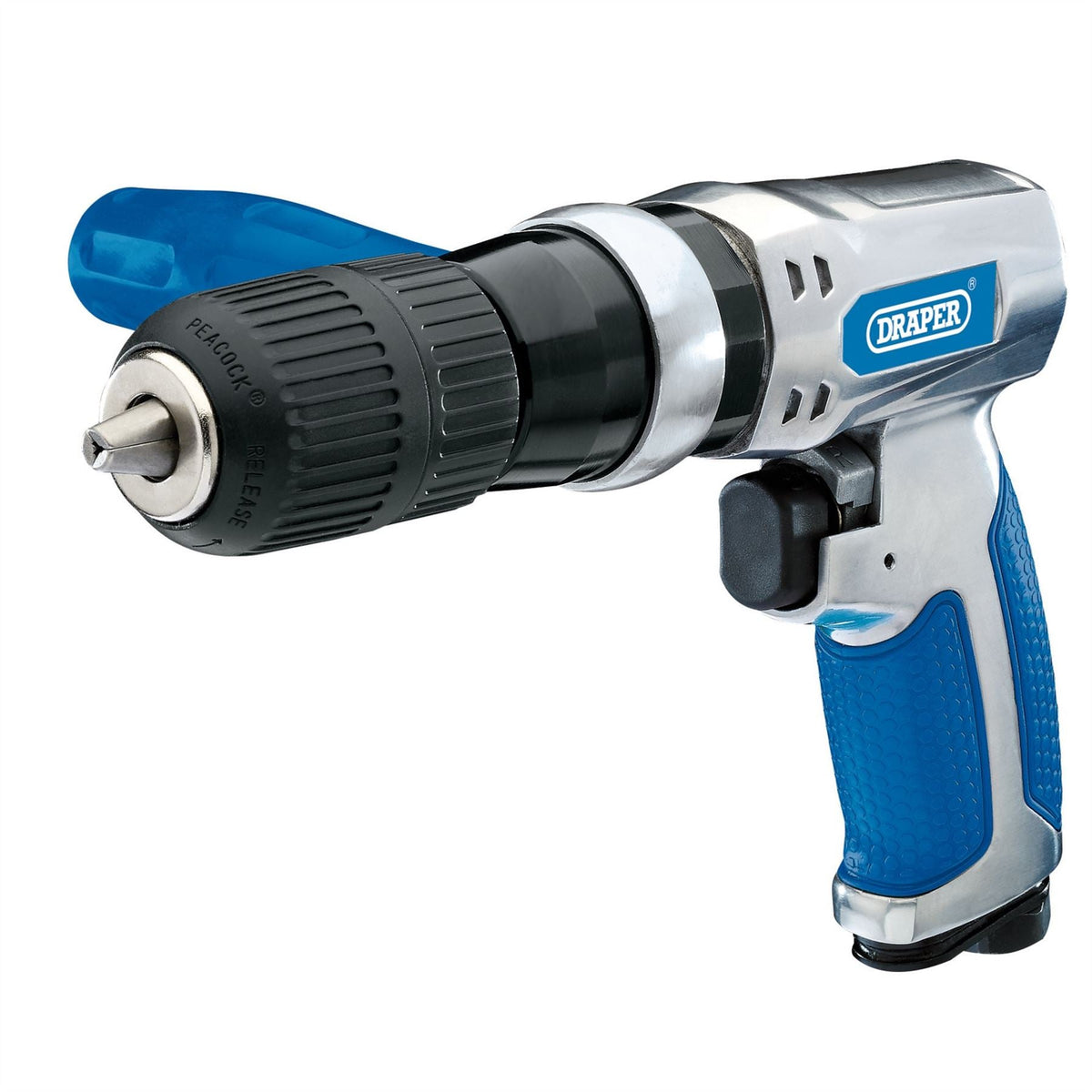 Draper Reversible Keyless Air Drill 13mm 84121 White Rose Tools