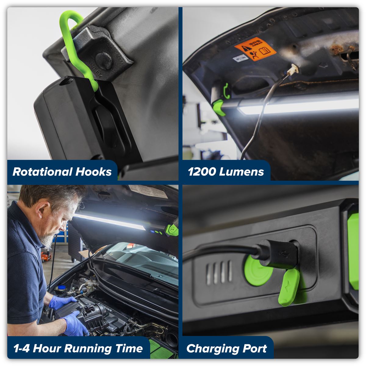 Sealey Under-Bonnet Rechargeable Light 13W SMD LED