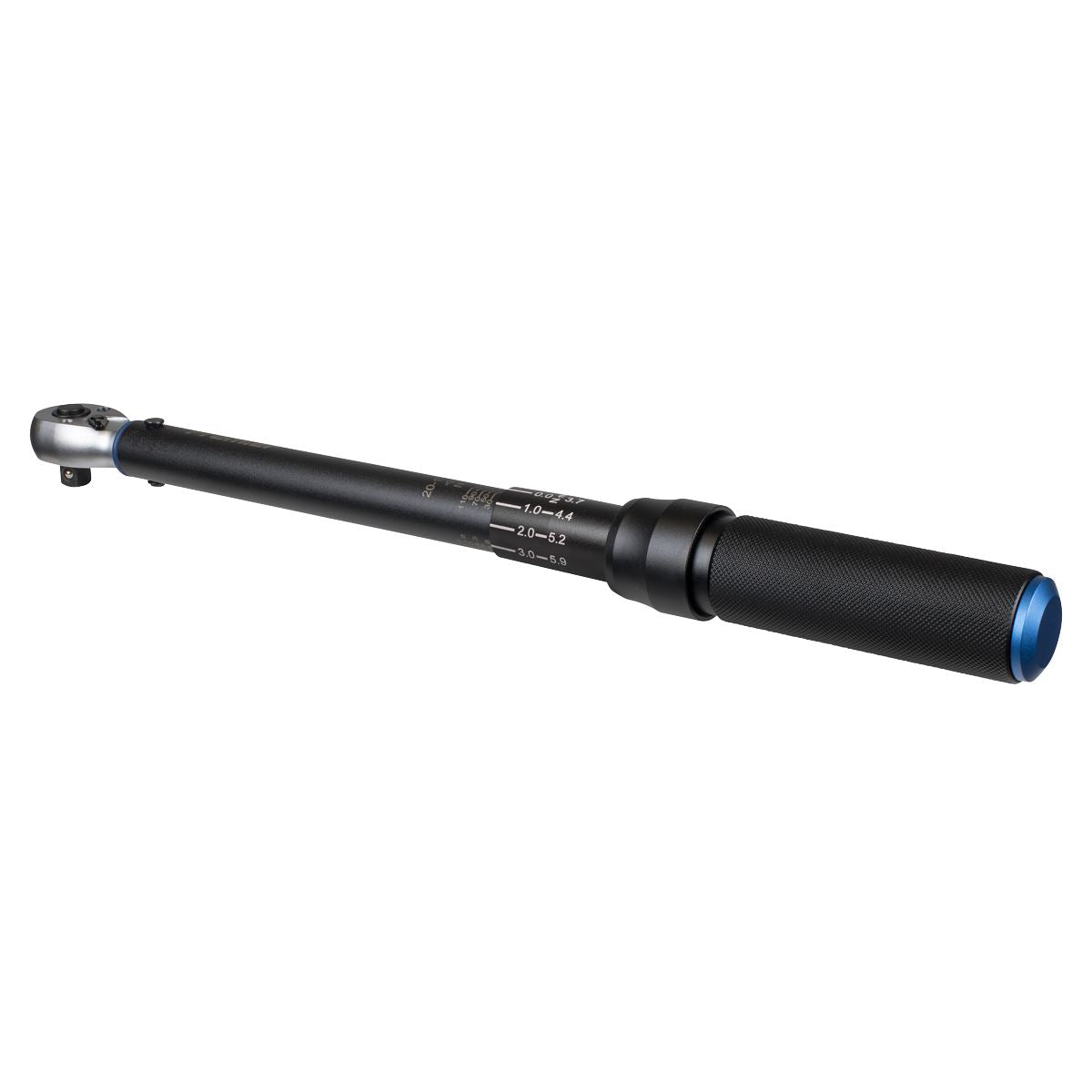 Sealey Premier Black Torque Wrench Micrometer Style 3/8"Sq Drive Calibrated 20-120Nm - Premier Black White Rose Tools
