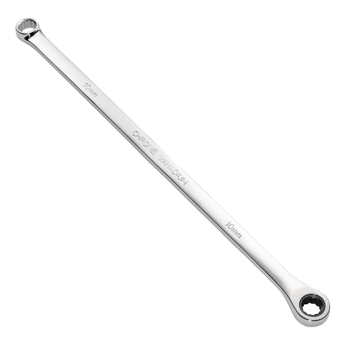 Draper HI-TORQ® Metric Extra-Long Double Ring Ratchet Spanner 10mm 27766 White Rose Tools