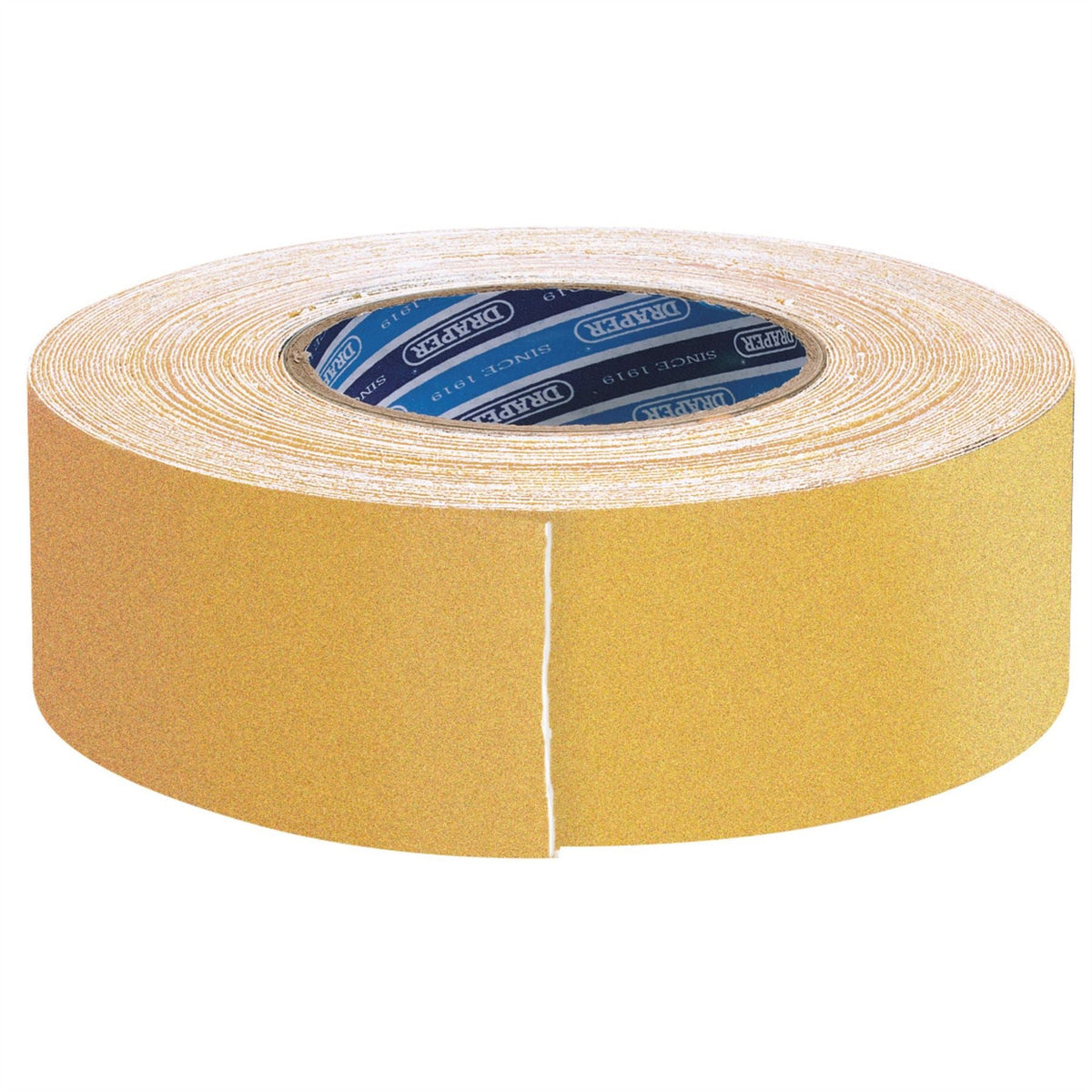 Draper Heavy Duty Safety Grip Tape Roll 18m x 50mm Yellow 66233 White Rose Tools
