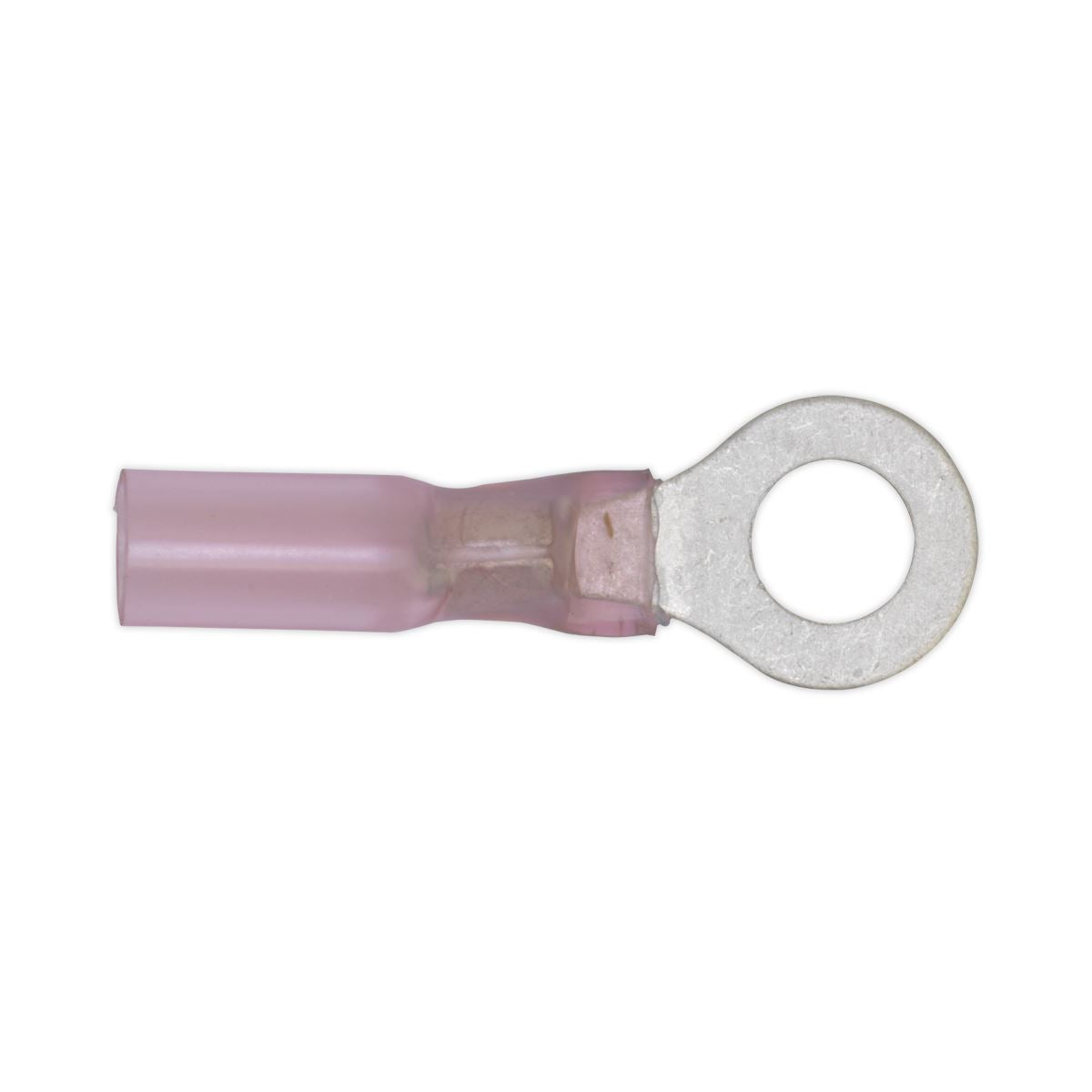 Sealey 25 Pack 5.3mm (2BA) Red Heat Shrink Ring Terminal
