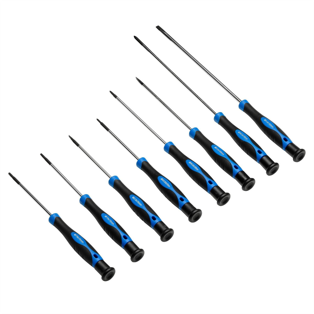 Draper Extra Long Precision Screwdriver Set in 1/4 Drawer EVA Insert Tray (8 Piece) 63399 White Rose Tools