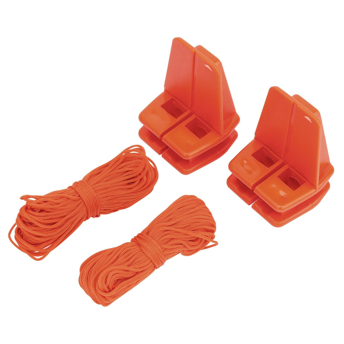 Draper Brick Line and Block Set 18m Orange (4 Piece) 54232 White Rose Tools