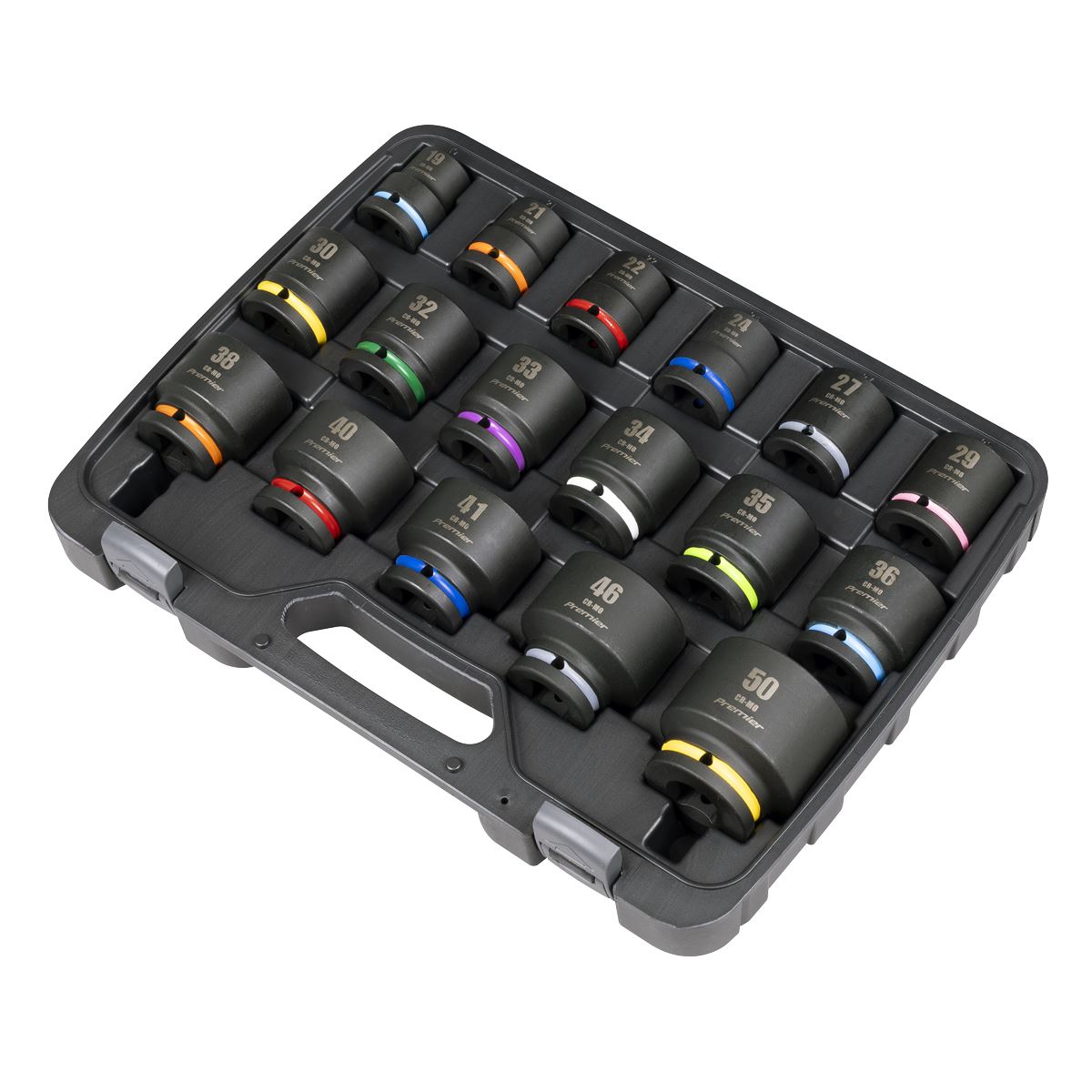 Sealey Premier Impact Socket Set 3/4"Sq Drive 17pc