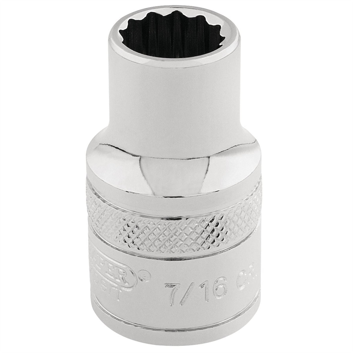 Draper Expert HI-TORQ® 12 Point Socket 3/8" Sq. Dr. 7/16" 49018 White Rose Tools