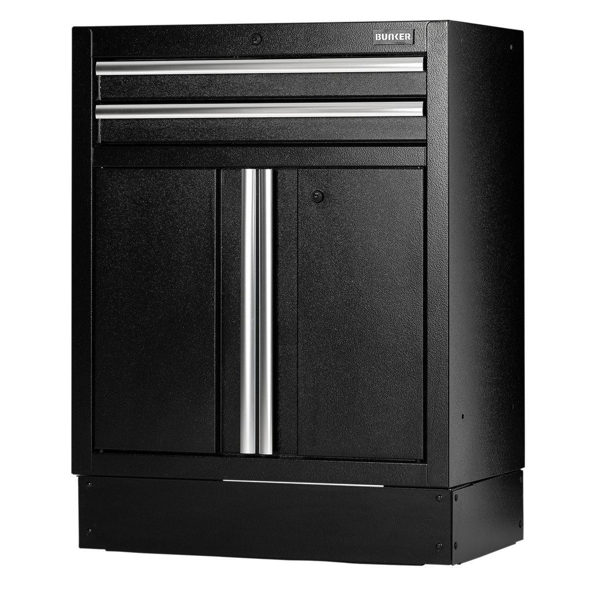 BUNKER Modular Floor Cabinet 2 Drawer 2 Door 680mm 23752 White Rose Tools