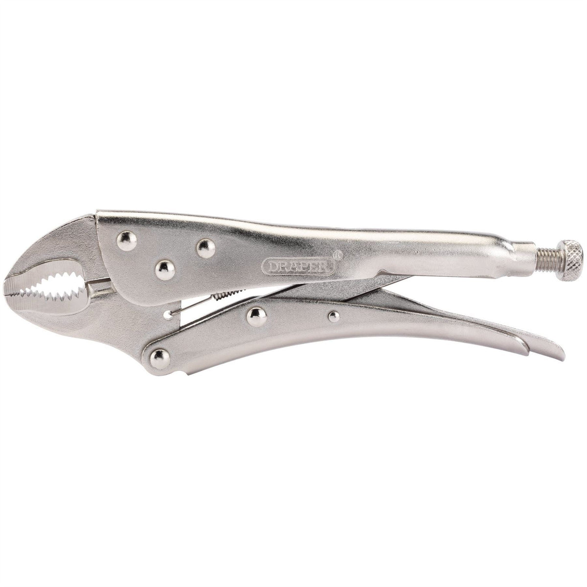 Draper Curved Jaw Self Grip Pliers 220mm 35369 White Rose Tools
