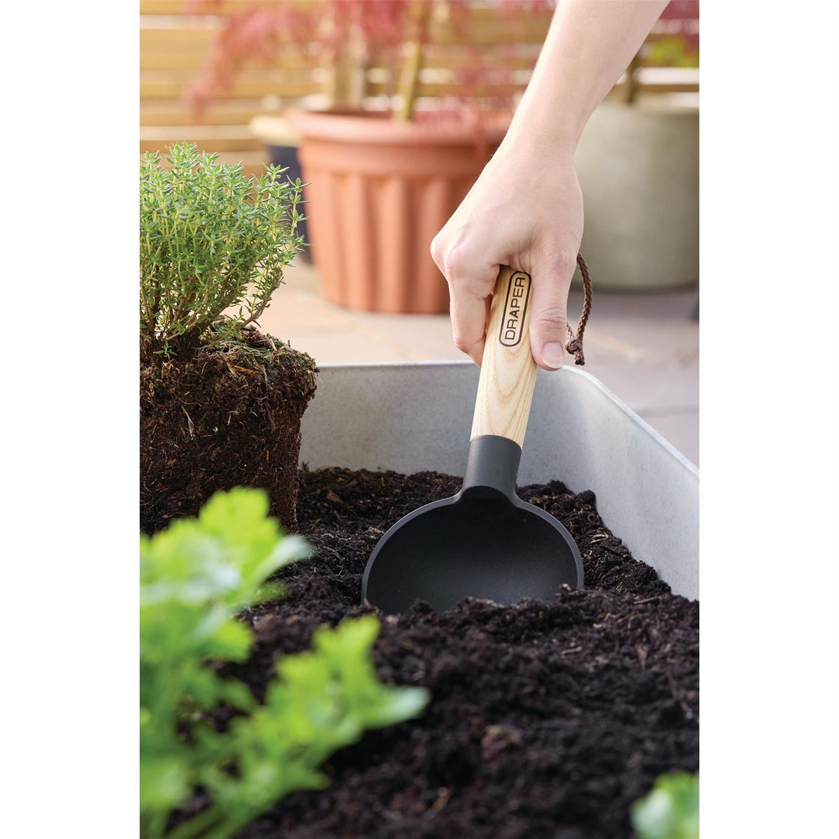 Draper Hand Trowel 30947 White Rose Tools