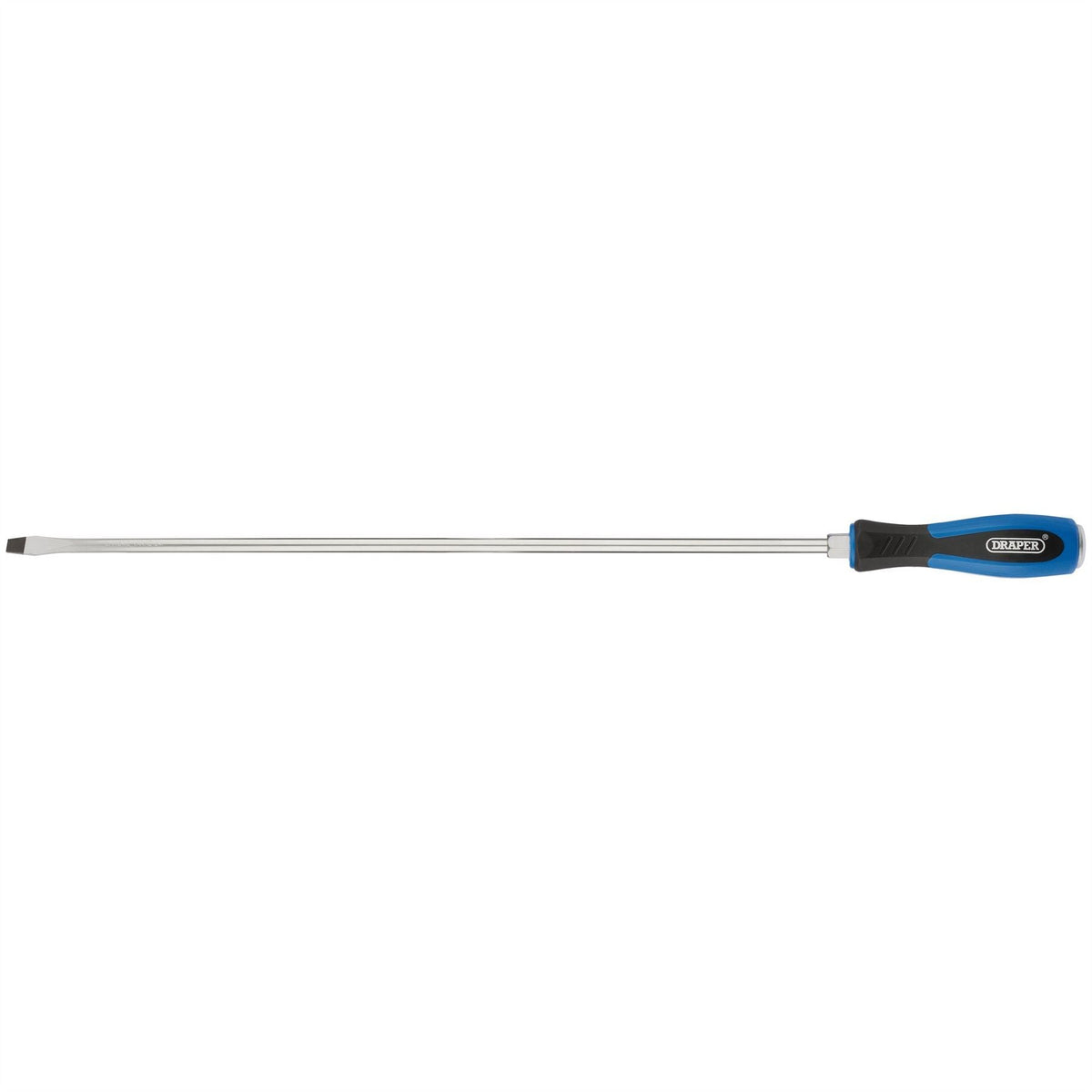 Draper 'Pound Thru' Plain Slot Screwdriver 8 x 450mm 40751 White Rose Tools