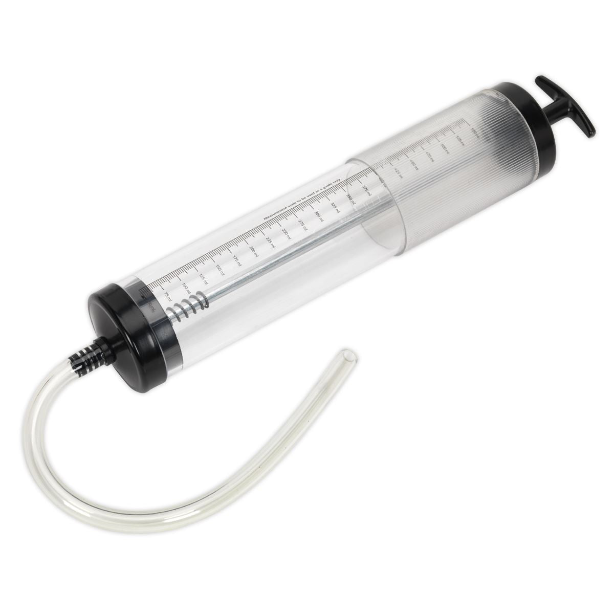 Sealey 550ml Oil Suction Syringe Remover T-Bar Plunger 10mm Bore Hose