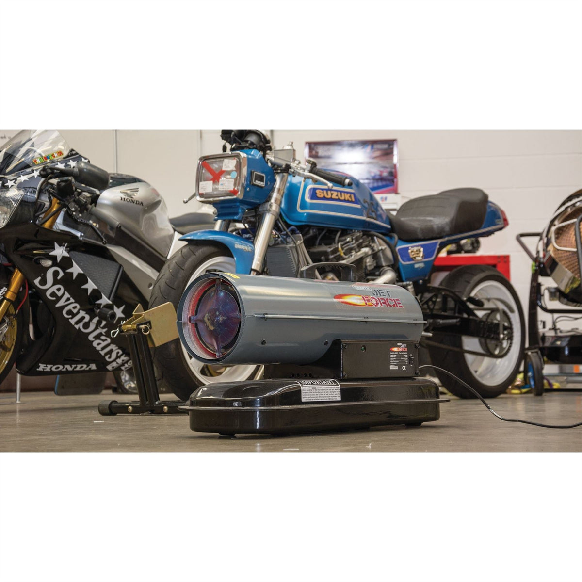 Draper Jet Force Diesel and Kerosene Space Heater 45000 BTU/13kW 32287 White Rose Tools