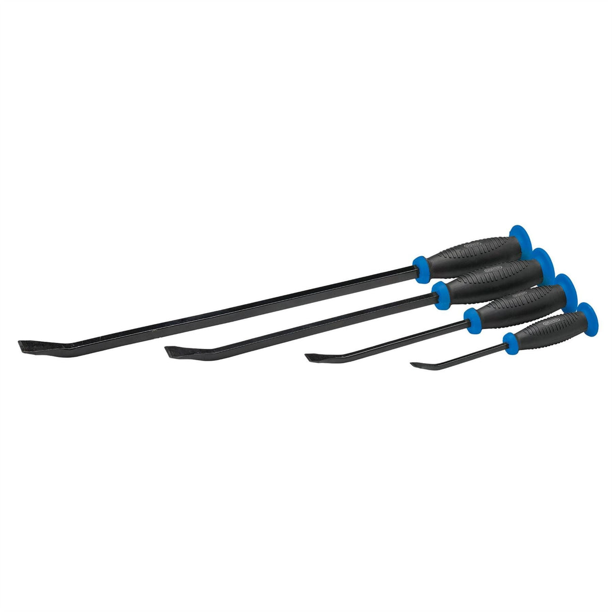 Draper 'Pound Thru' Soft Grip Pry Bar Set with Hand Guard (4 Piece) 08559 White Rose Tools