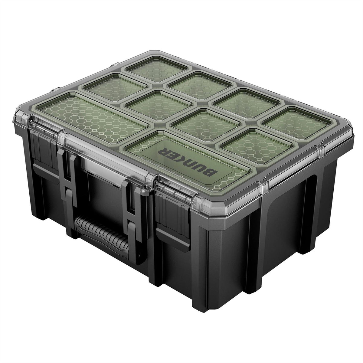 BUNKER Large Deep Organiser 408 x 334 x 189mm 29703 White Rose Tools