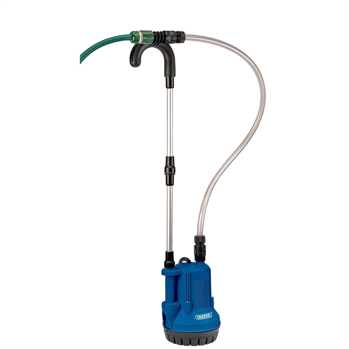 Draper Submersible Clean Water Butt Pump with Float Switch 40L/min 350W 36327 White Rose Tools
