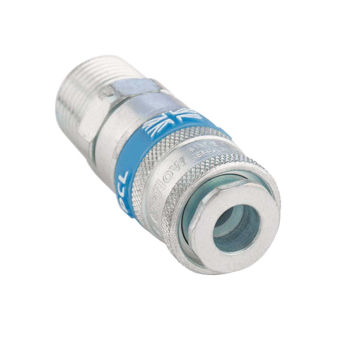 Draper 1/2" Male Thread PCL Tapered Airflow Coupling 37838 White Rose Tools