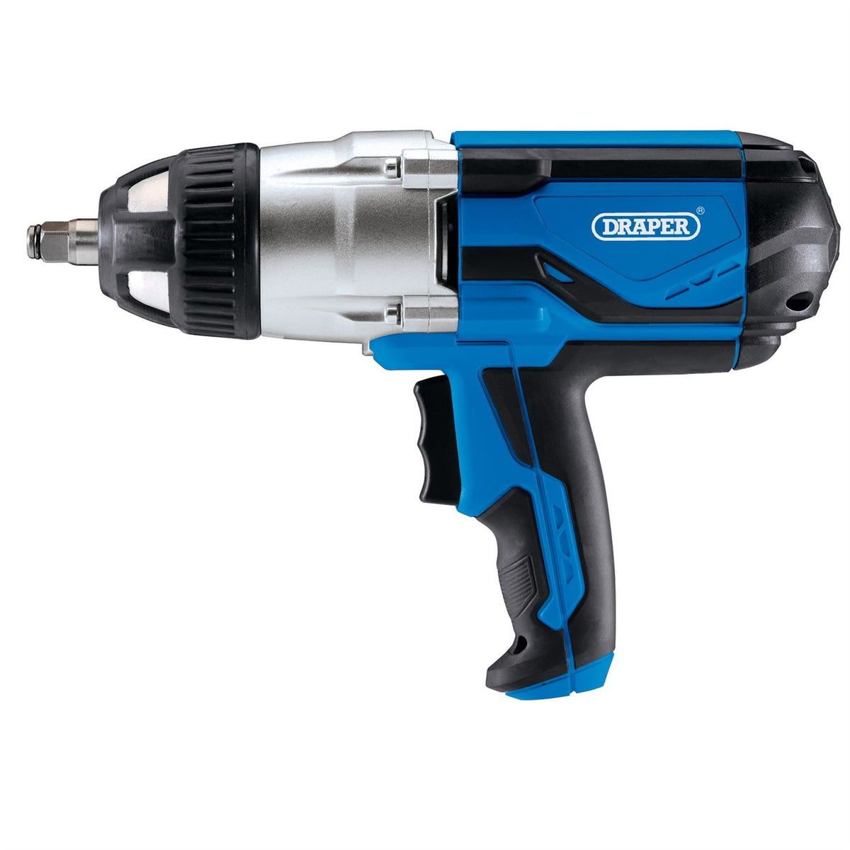 Draper 230V Impact Wrench Kit 1/2" Sq.Dr. 480Nm 4 x Impact Sockets 82994 White Rose Tools