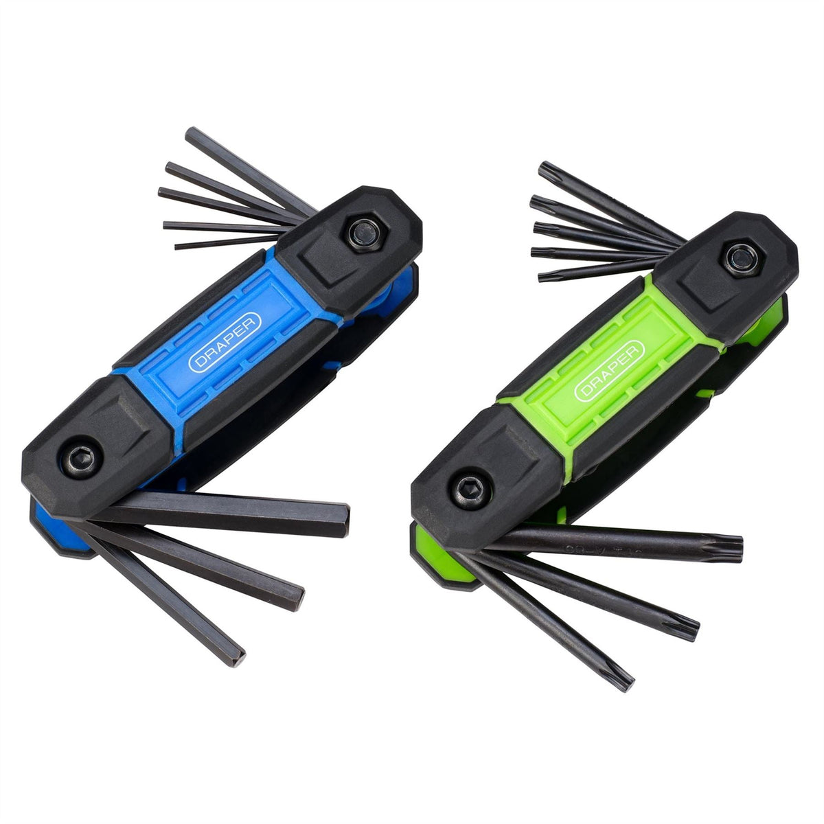 Draper TX-STAR® and Metric Folding Hex Key Set (2 x 8 Piece) 31269 White Rose Tools