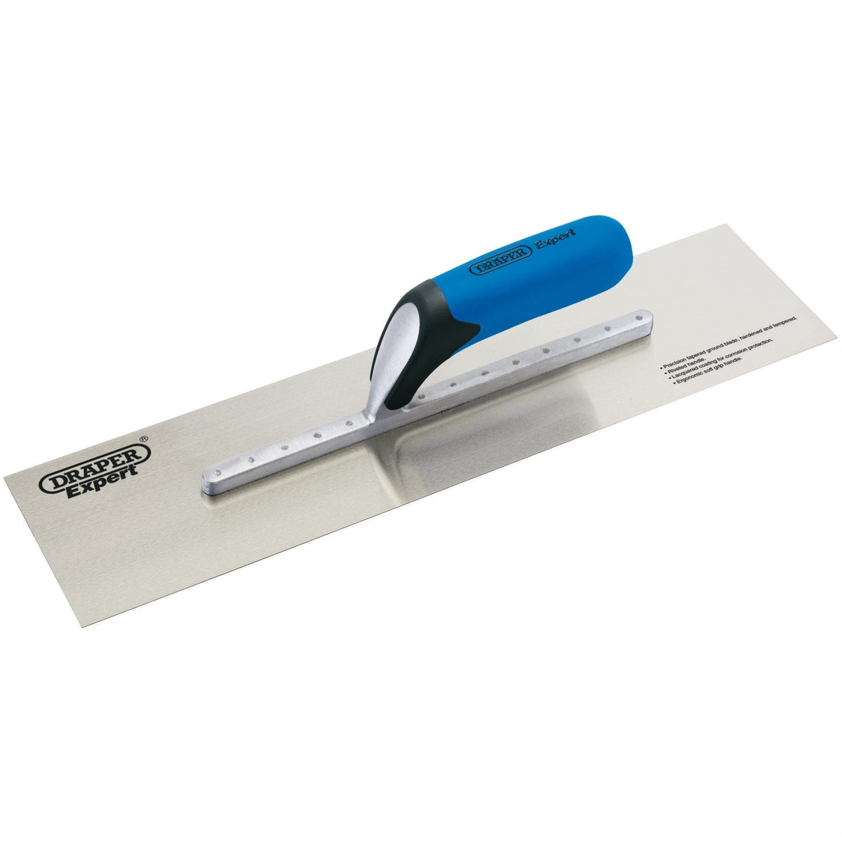 Draper Expert Soft Grip Plastering Trowel 120 x 450mm 81230 White Rose Tools