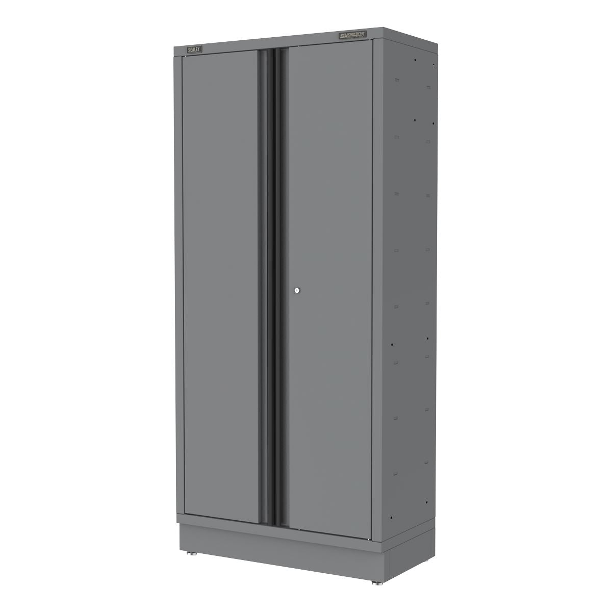 Sealey Superline PRO® Black Edition Modular Full Height Floor Cabinet 2 Door 915mm White Rose Tools